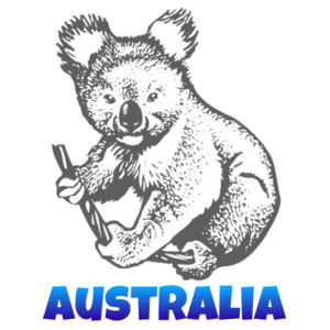 Australian Koala Tshirt Design
