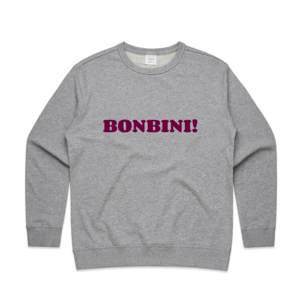 Bonbini! Womens Crew Sweater Thumbnail